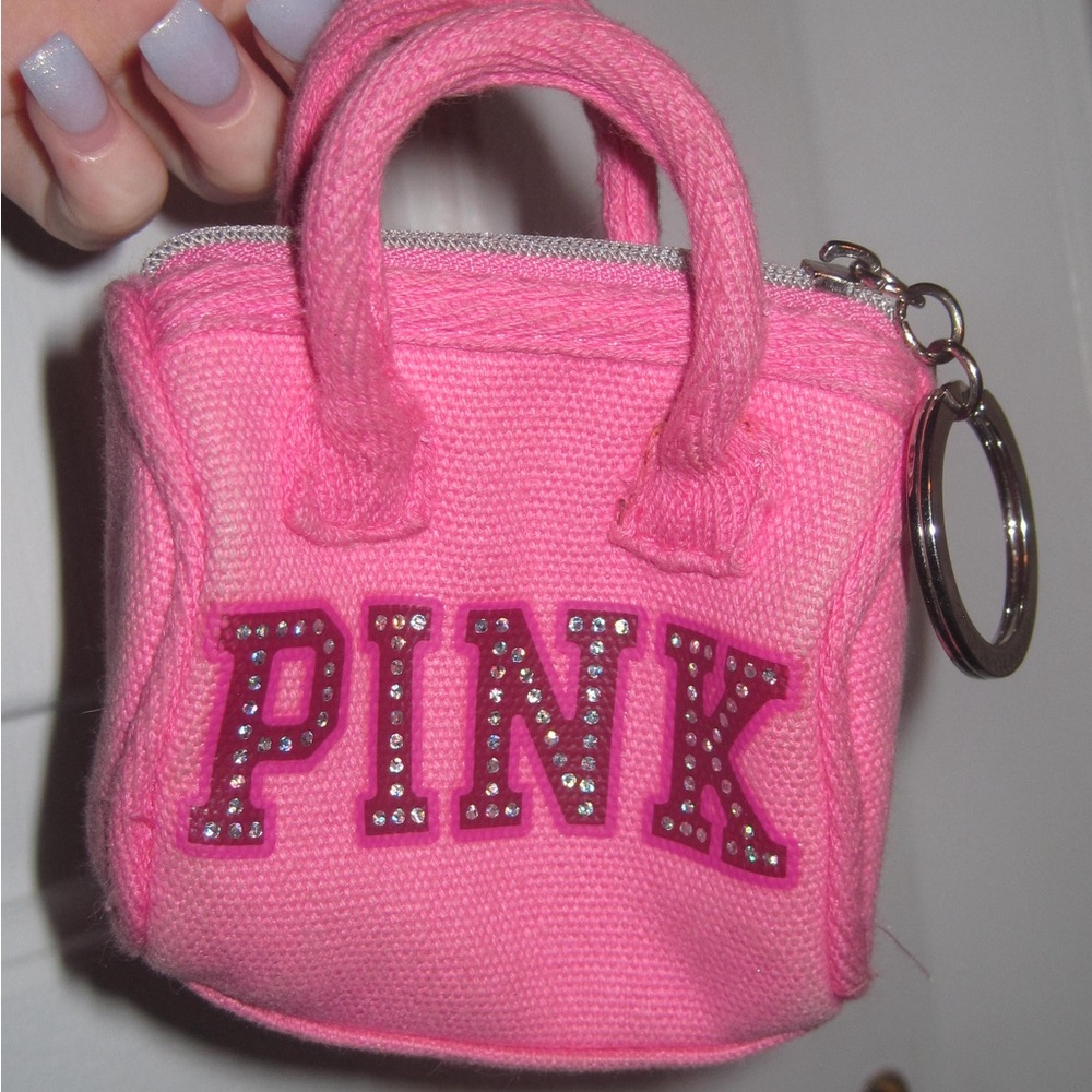 Rare Victoria’s Secret PINK coin purse keychain